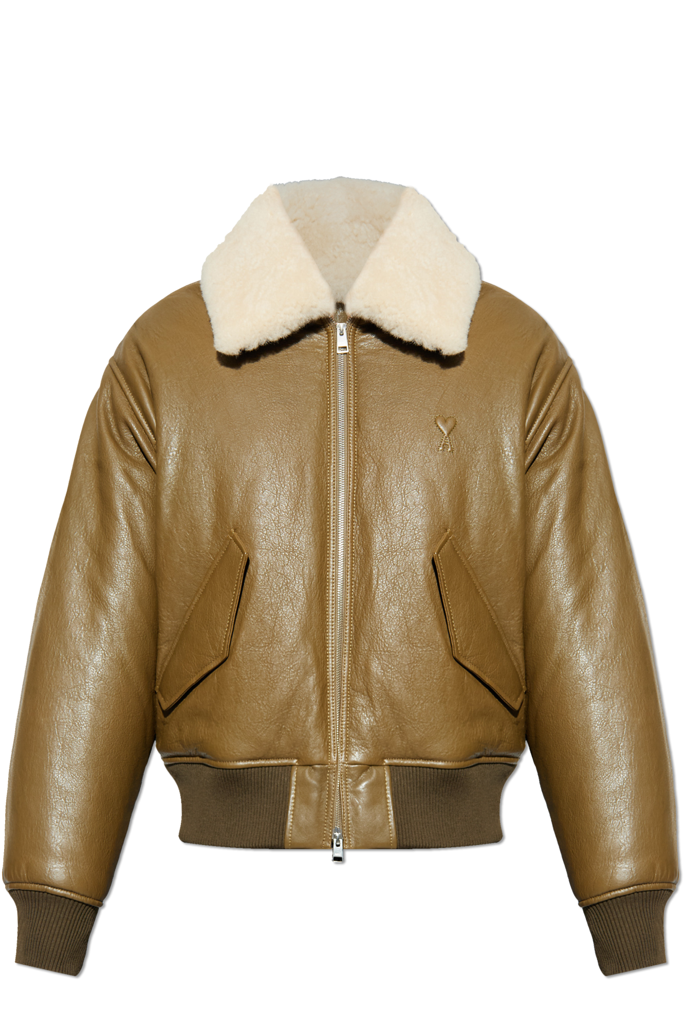Ami Alexandre Mattiussi Leather jacket | Men's | Vitkac